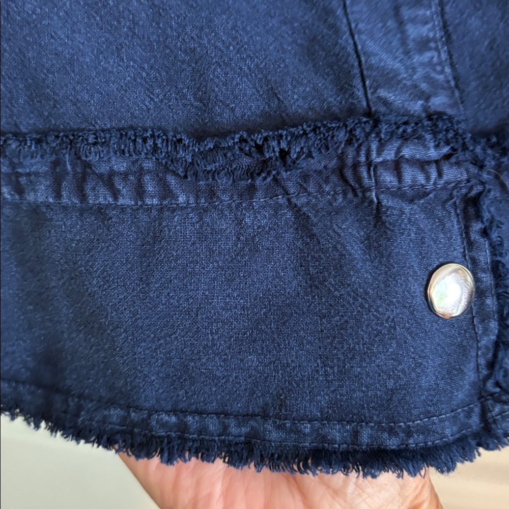 Deep Blue lightweight boho jacket Medium - Picture 5 of 8